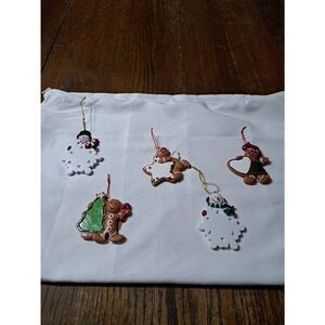 5 Vintage Christmas Holiday Ornaments You Can Personalize Snowmen Gingerbread